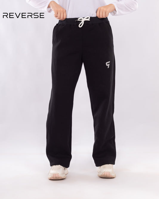 Black Wide Leg SweatPants