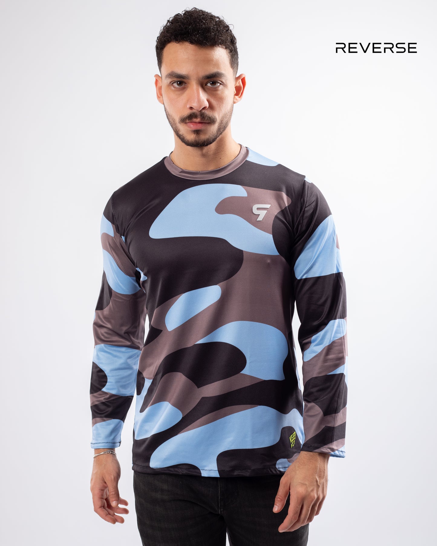 Blue Army Long Sleeves Tee