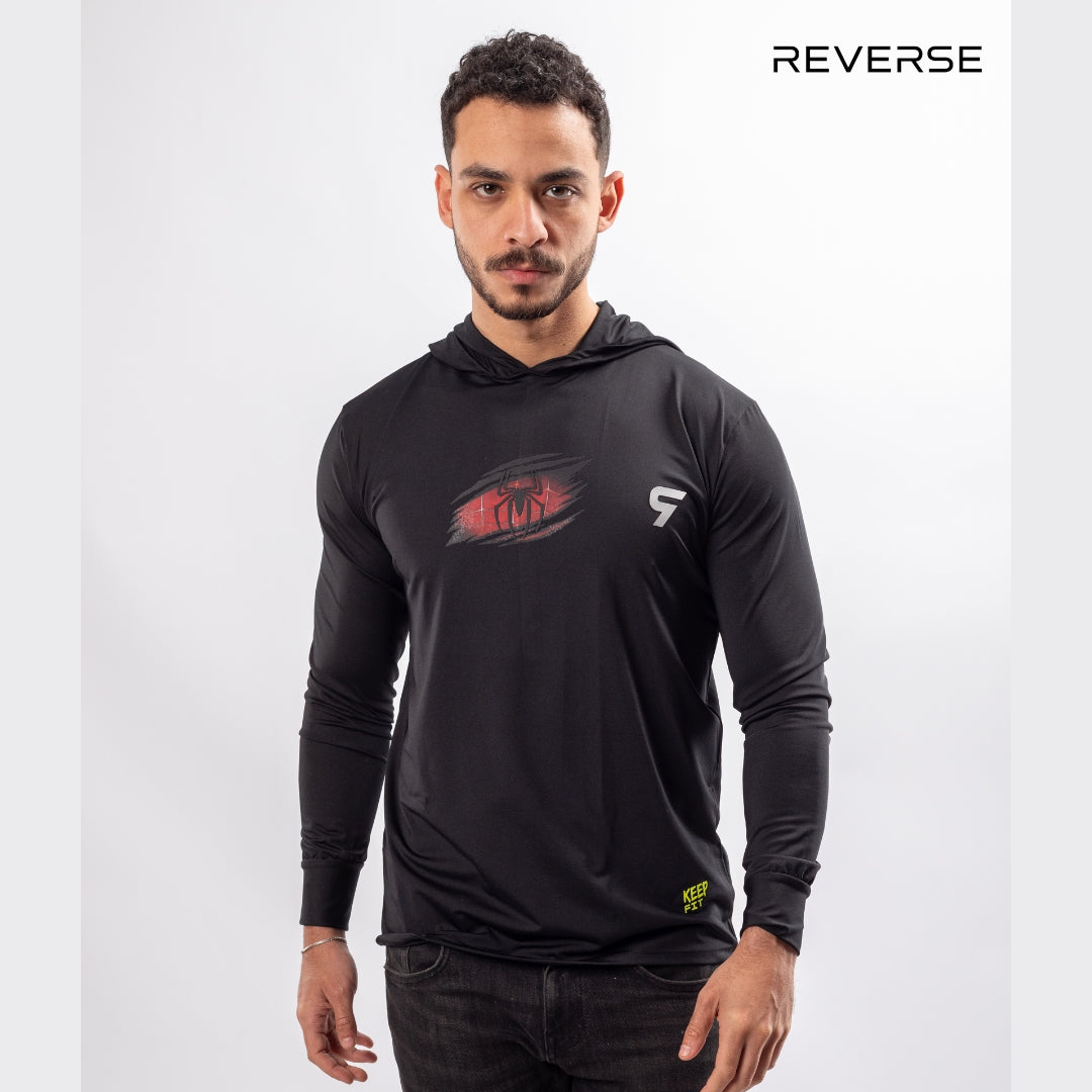 Black-spider Long Sleeve Tee