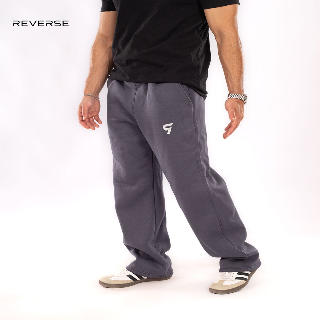 Wide Leg Sweatpants Gray
