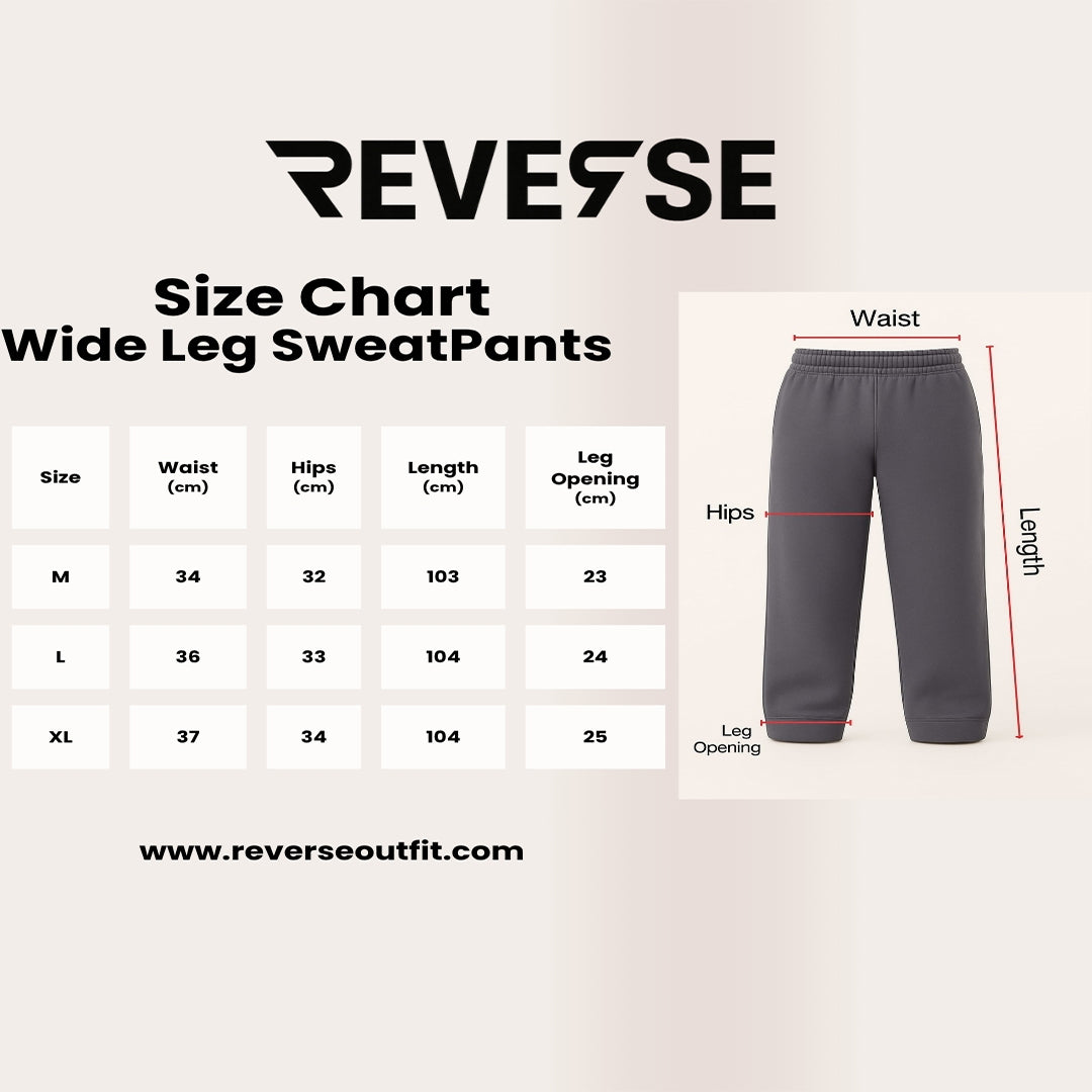 Wide Leg Sweatpants Gray